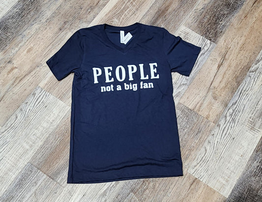 people, not a big fan - v neck