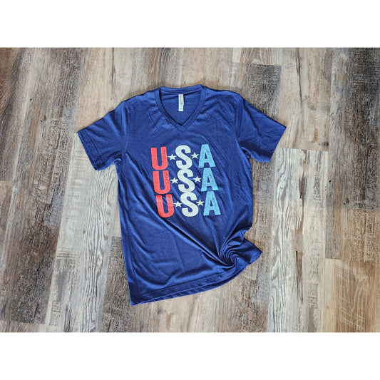 usa tee (crew & v neck)