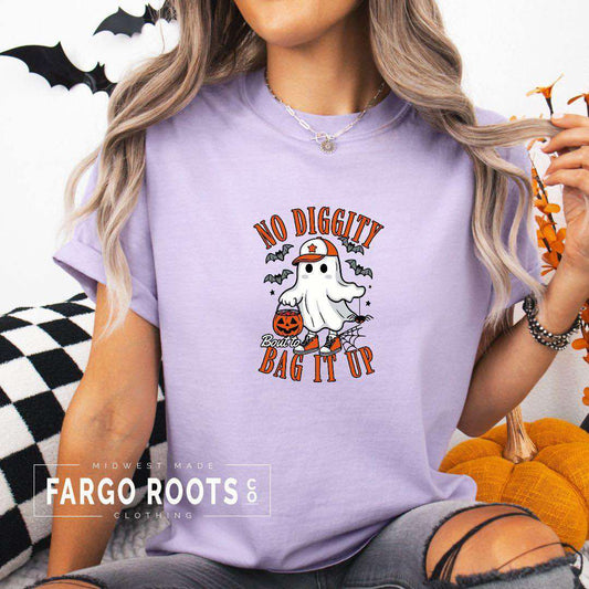 no diggity halloween tee PRE ORDER